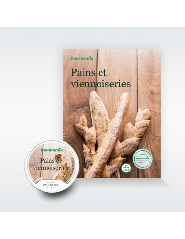 Pack Livre + Clé Recettes Pains et Viennoiseries pour Thermomix TM5 Vorwerk