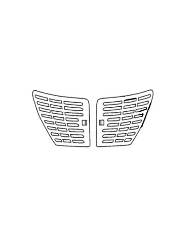 Kit de 2 Grilles Noires pour Aspirateur Backuum Nilfisk