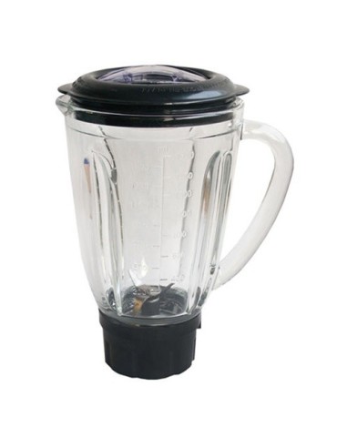 Blender Complet en verre 1,6l + Couteaux + Embase + Couvercle avec Bouchon pour Blender PC 250 Siméo