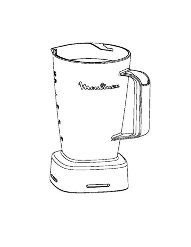 Bol Blender pour Blenders The Genuine Moulinex 