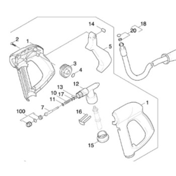 Joint Torique du Flexible / Pistolet pour Nettoyeur Haute Pression Karcher