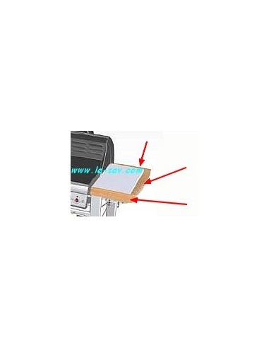 Habillage bois tablette Campingaz Adélaïde