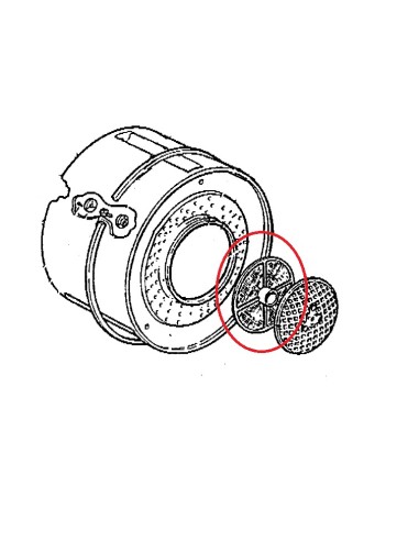 Filtre pour Lave-Linge D6380 Hoover
