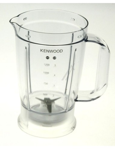 Bol Blender Blanc pour Robots Multifonctions KENWOOD