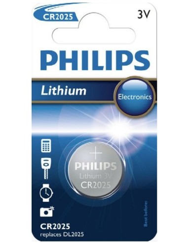 Pile Bouton Lithium 3V Philips