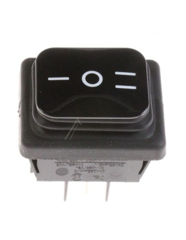 Interrupteur 2 Positions 6 Contacts pour Aspirateur Eau et Poussière Aero 25-21 Nilfisk