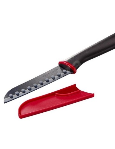 Couteau Ingenio D'office Céramic Zen 13cm Noir et Rouge Téfal
