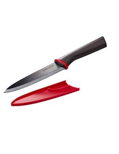 Couteau Ingenio D'office Céramic Big 16 cm Noir et Rouge Téfal