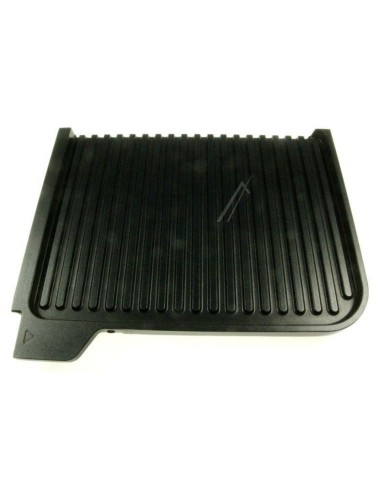 Plaque Droite Grise pour Barbecue Family / Flavor / Grill Téfal 