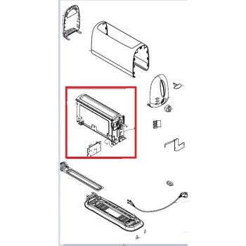 Carte Eléctronique / Module + Compartiment pour Grille-Pain Moulinex
