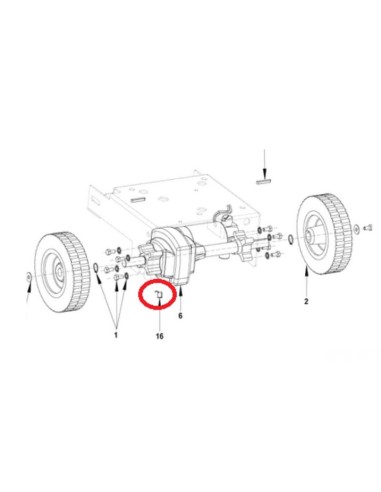 Charbon Moteur Brosse pour Autolaveuses Nilfisk
