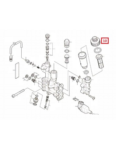 Bouchon pour Nettoyeur Haute Pression Eau Chaude HDS 5/15-UX et HDS 5/15-U Kärcher