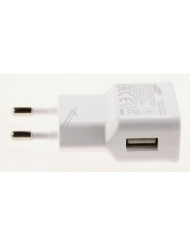 Chargeur / Adaptateur Coloris Blanc Sans Cordon pour Smartphone Samsung