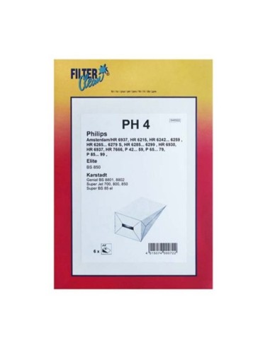 Sac Papier x6 pour Aspirateur HR6247 Philips
