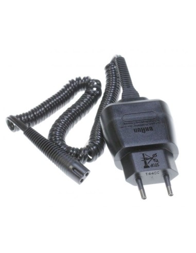 Cordon Noir 12V pour Rasoir 5414 Braun 