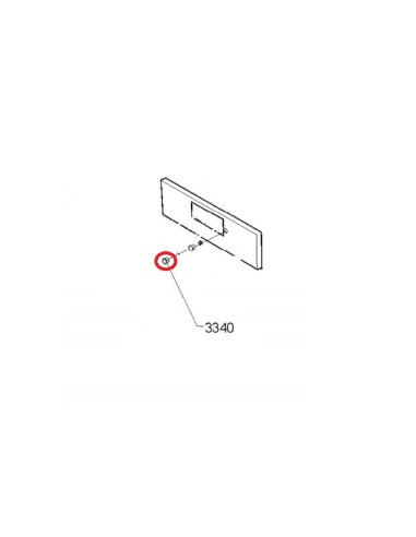 Poussoir pour Four Micro-Ondes AMW576WH Whirlpool