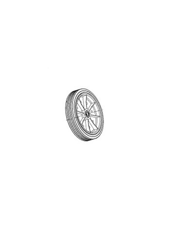 Roue Grise 250x50 pour Autolaveuses Nilfisk