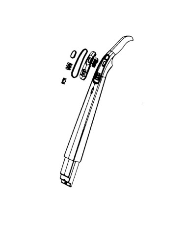 Poignée Supérieur Coloris Gris pour Aspirateur à Balai Air Force Extreme RH8828WO/2D2 Rowenta 
