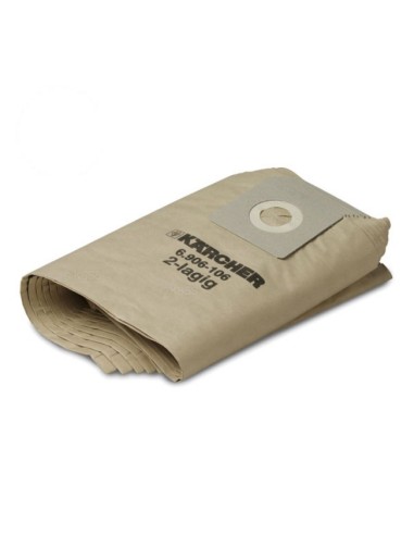 Sacs en Papier Filtrants x10 pour Aspirateur Eau et Poussière NT 301 Kärcher