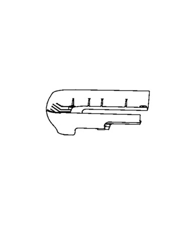 Base Côté Gauche Noir pour Plancha Electrique Malaga CB501812 Tefal