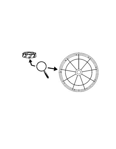 Arbre de Transmission Coloris Blanc pour Centrifugeuse Frutelia JU350B39/A90 Moulinex