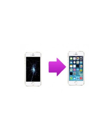 Remplacement Vitre Avant et LCD pour iPhone 5S Blanc Apple