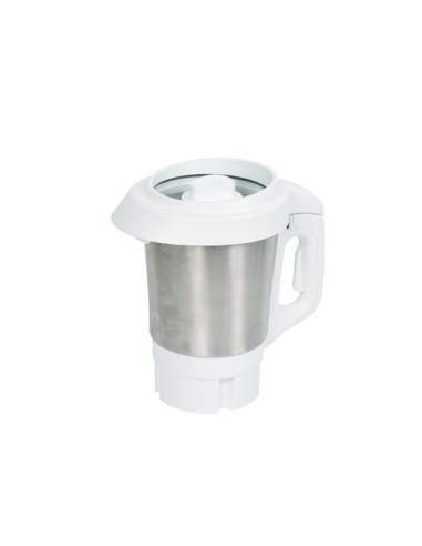 Kit Complet Couvercle + Couteaux + Bol 2L en Inox pour Blender Soup and Co Moulinex / Tefal