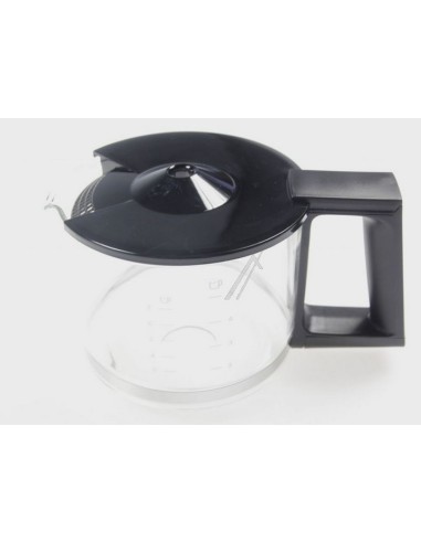 Verseuse en Verre 5 à 7 Tasses + Couvercle pour Cafetière AromaCafé F1830110 Krups