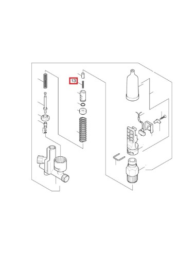 Ressort Hélicoïdal pour Nettoyeur Haute Pression Eau Chaude HDS 699 Kärcher