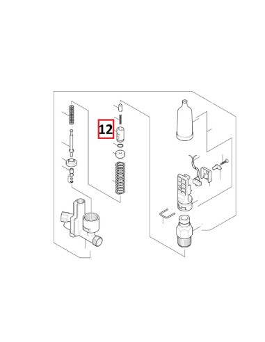 Piston pour Nettoyeur Haute Pression Eau Chaude HDS 699 Kärcher