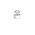 Embase avec Joint du Moulin à Café pour Blender Fruit Sensation / Click & Taste Moulinex
