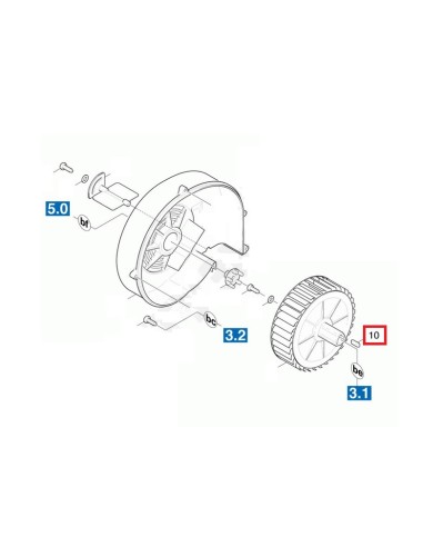 Ressort D'ajustage 5x5x28-C45R pour Nettoyeur Haute Pression Kärcher