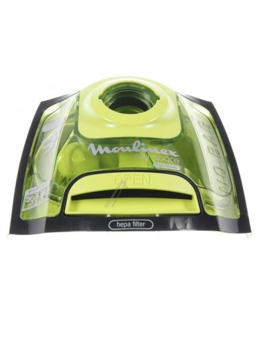 Couvercle Complet Coloris Vert avec Bac à Poussières pour Aspirateur City Space Cyclonic Moulinex