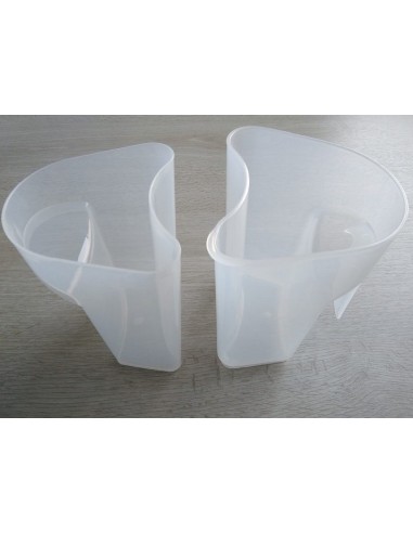 Bac à Pulpe et Jus Blanc Transparent pour Extracteur à Jus Tactile PJ552 / PJ 653 / PJ 654 Siméo
