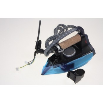 Poignée du Fer à Vapeur + Base de Poignée + Cordon pour Générateur Vapeur Pro Perfect Rowenta 