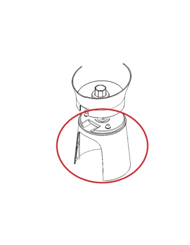 Corps Noir / Chassis D'habillage pour Presse-Agrumes Vitapress Direct Serve Moulinex