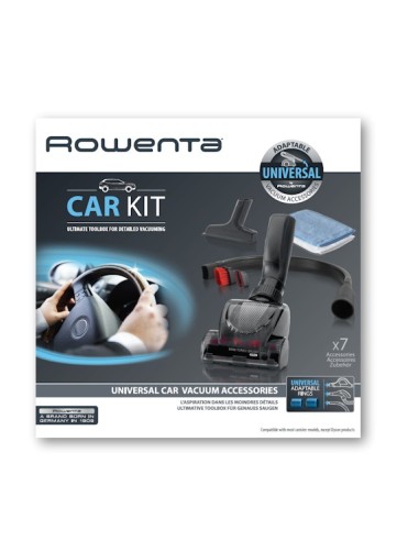 Kit Voiture Complet 7 Accessoires pour Aspirateur X-TREM POWER 2 Rowenta