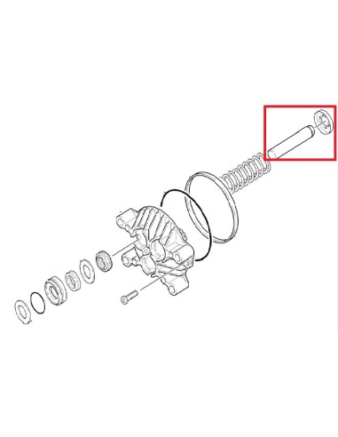 Piston Complet (seulement pour le remplacement) pour Nettoyeur Haute Pression HD 901 B Kärcher