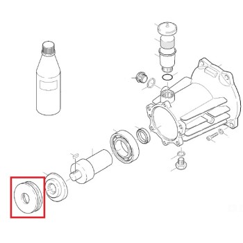 Roulement Axial à Gorge (Seulement pour le Remplacement) pour Nettoyeur Haute Pression  Kärcher