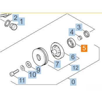 Roulement Axial à Gorge (Seulement pour le Remplacement) pour Nettoyeur Haute Pression  Kärcher