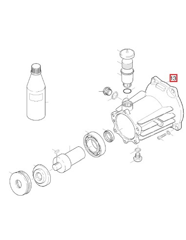 Boîtier HD 690 B I pour Nettoyeur Haute Pression Eau Froide Thermique HD 901 B Kärcher