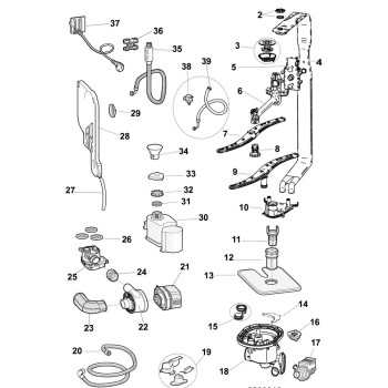 Résistance BLDC9/6 + Joint pour Lave-Vaisselle Hotpoint / Whirlpool