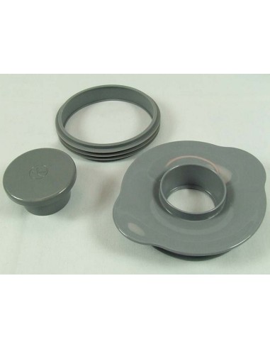 Couvercle + Bouchon + Joint du Bol Mixer Gris pour Blender MultiOne KENWOOD