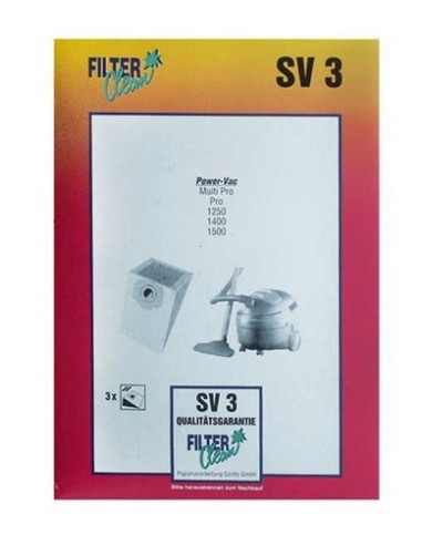 Sacs en Papier X3 pour Aspirateur Pro 200 Aquavac
