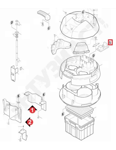 Carte Electronique pour Aspirateur Eau et Poussières NT 700 Kärcher