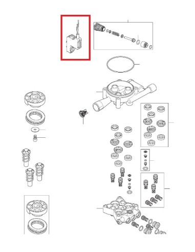Kit Boîtier Micro Switch pour Nettoyeur Haute Pression Nilfisk