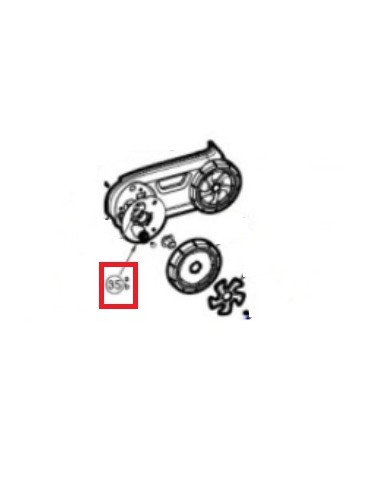 Protection de Roue Gris pour Robot Aquavac 500 Hayward