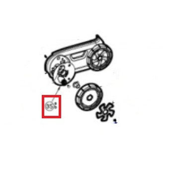 Protection de Roue Gris pour Robot Aquavac 500 Hayward