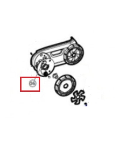 Bague de Roue x2 pour Robot Aquavac 500 Hayward