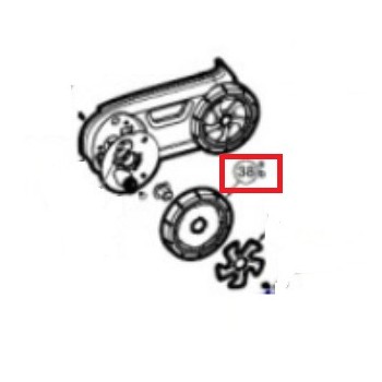 Roue et Pneu Gris 4/ Noir pour Robot Aquavac 500 Hayward